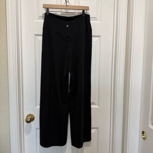 lululemon athletica Black Wide-Leg Pants